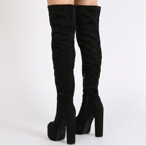 Public Desire OTK Platform boots laurent billy
